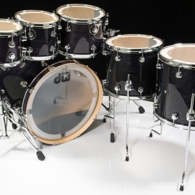 DW Performance Series 6pc Shell Pack - Ebony Stain 8/10/12/14/16/22 image 3