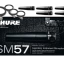 Shure SM57 Instrument Microphones & 20' XLR Cable Bundle - 5 Pack 2020