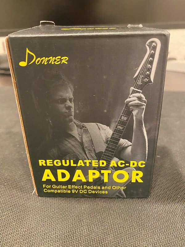 Pedal Power Supply Adapter DPA-1, Donner 9V DC 1A Tip Negative 5