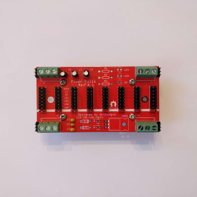 Custom Eurorack Power Rail Rev2 (full DIY kit) image 2