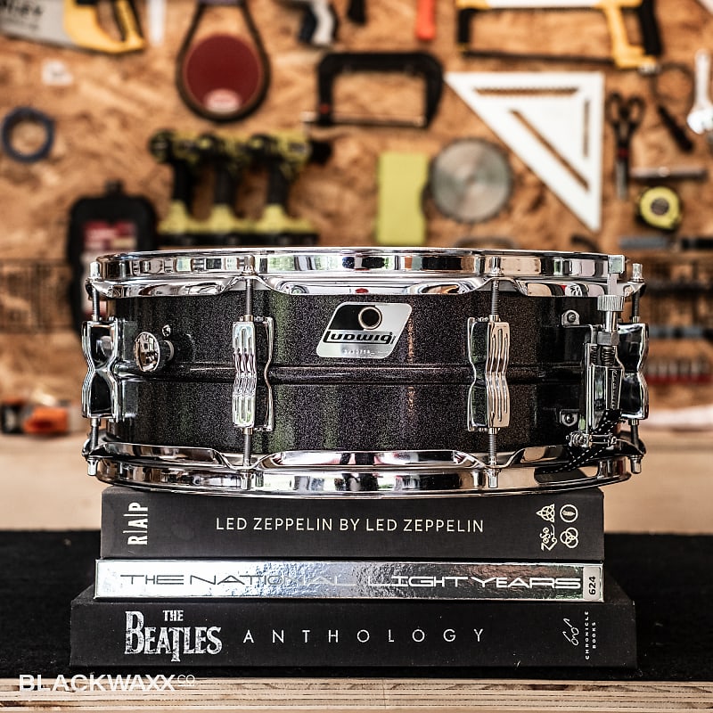 Ludwig アクロライト LM404 14x5 Black Galaxy Ludwig Acrolite Snare LM404, 14