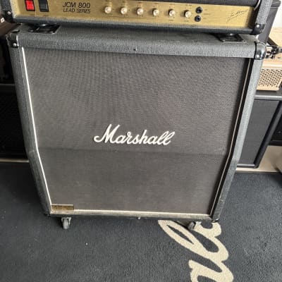 Marshall JCM 900 Lead Series 1960A Slant 4x12 Slant Cabinet 1990s - Black image 1