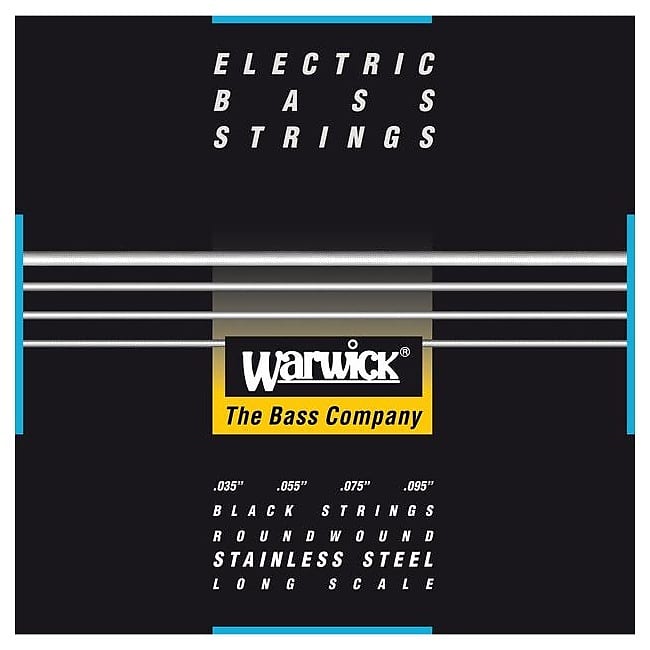 Warwick Black Label Bass Strings 4String (Long Scale) Set, Reverb
