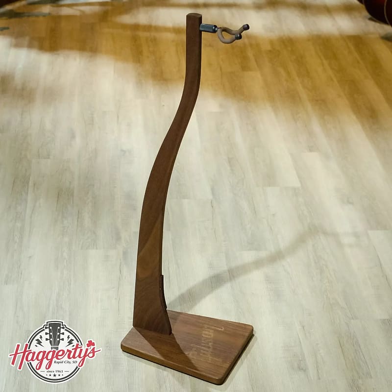 Handcrafted Wooden Guitar Stand, Mahogany