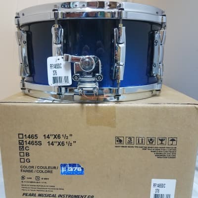Pearl Pre-Order Reference Ultra Blue Fade 14x6.5" Snare Drum Worldwide Ship | Special Order Authorized Dealer image 3