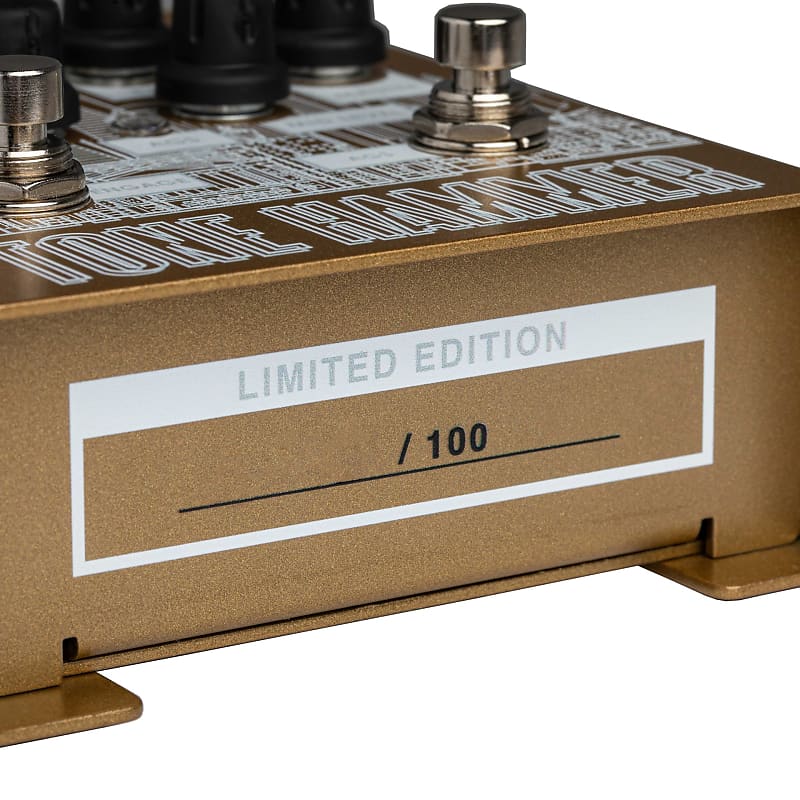 Aguilar Tone Hammer Preamp DI Box LTD Gold Skyline | Reverb
