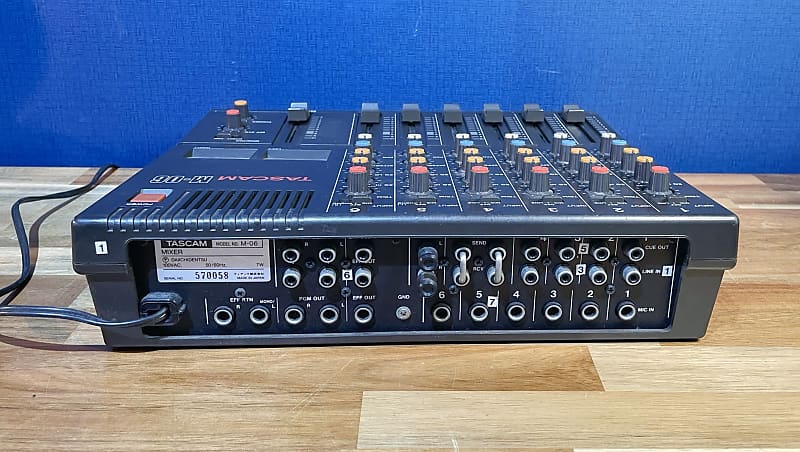 TASCAM M-06 80s 6 Channel All Stereo Mixer Very Rare