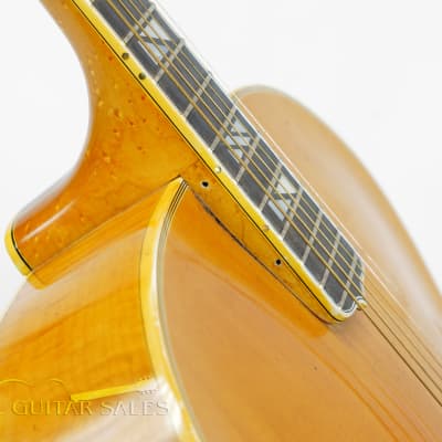 Gibson Super 400 Blonde Vintage 1939 With Original Case @ LA Guitar Sales image 9