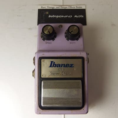 Vintage 1982 Ibanez CS-9 Stereo Chorus Effects Pedal Free USA Shipping for sale