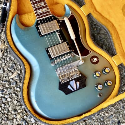 1961 Gibson Les Paul (SG) Pelham Blue - Pelham Blue image 1