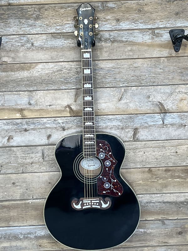 Epiphone EJ200/BK Black | Reverb