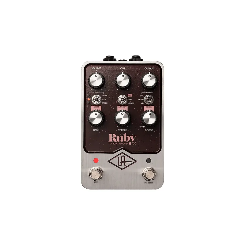 ギター UAFX Ruby TOP BOOST AMPLIFER '63 UAD Ruby '63 Top Boost Amplifier – Universal Audio