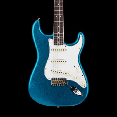 Fender Custom Shop Limited Edition '65 Stratocaster Journeyman Relic - Aged Blue Sparkle #62049 image 3
