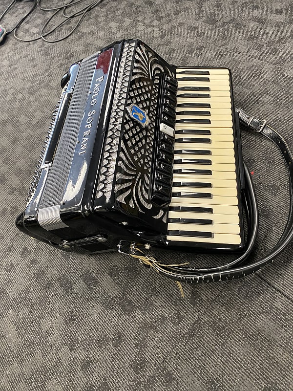 Vintage Paolo Soprani 120 Bass Accordion AS IS PARTS REPAIR
