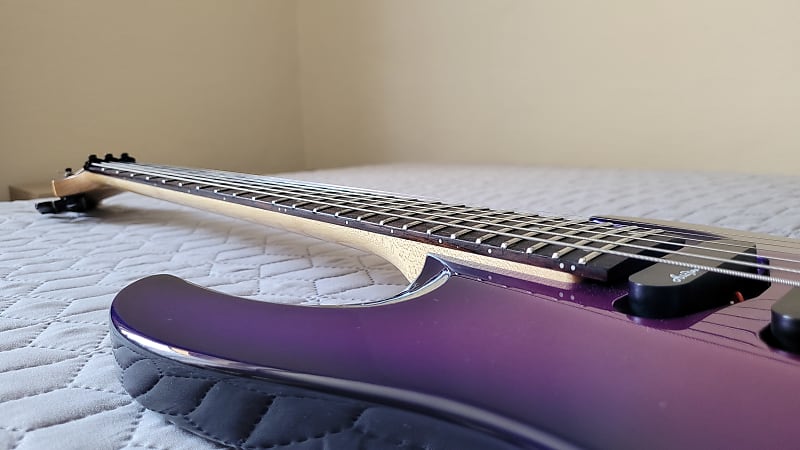 Aria Pro II Magna MA-055. Made In Japan. Steinless Steel Frets. 1995 -  Purple Metallic