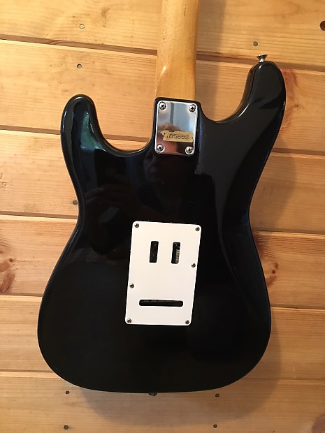 Epiphone S-310 Black stratocaster w/Batwing Hdstk. | Reverb