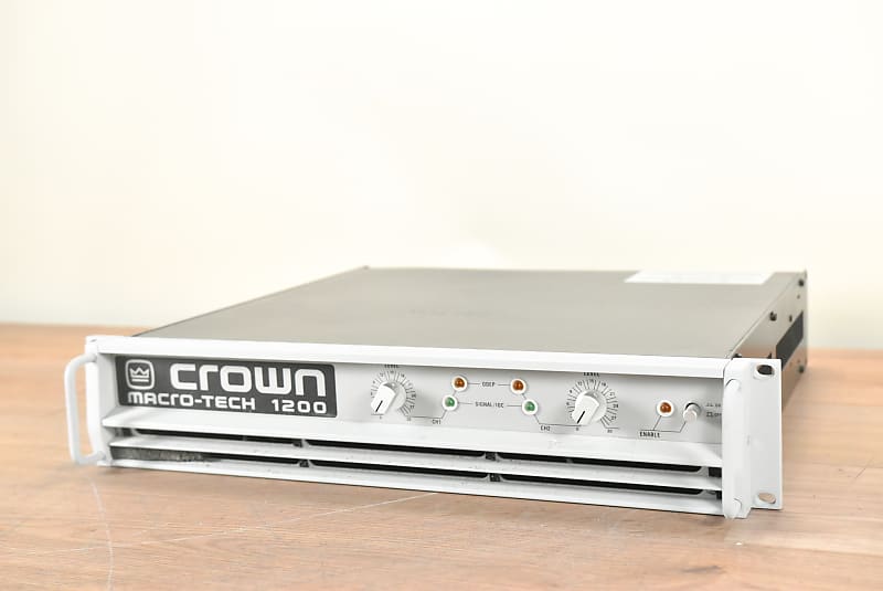 Crown MacroTech 1200 2Channel Power Amplifier (church Reverb