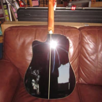 Tagima Acoustic Dreadnought Steel String Cutaway Guitar WS 20 EQ-BK image 5
