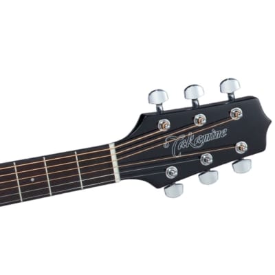 Takamine G Series GN30CE NEX 6-String Right-Handed Cutaway Acoustic-Electric Guitar with 12-Inch Radius Ovangkol Fingerboard, Takamine TP-4TD Preamp System, and Synthetic Bone Nut (Gloss Black) image 4
