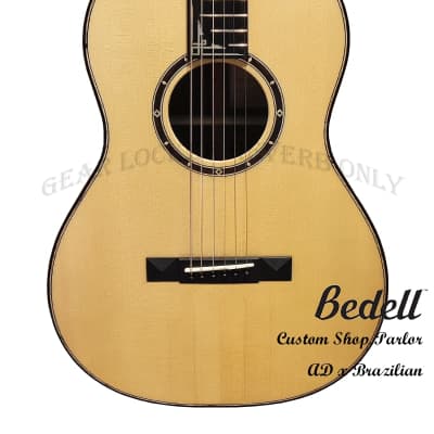 Bedell FS-P-AD/BR Fireside Parlor Adirondack Spruce & Brazilian Rosewood handcraft guitar for sale