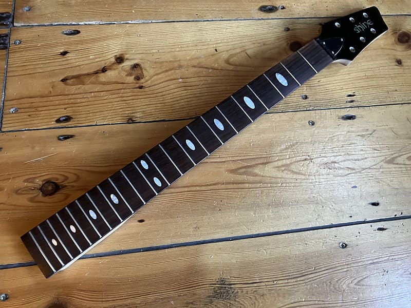 Shine Electric Guitar Neck - Oval Inlay - Made in Korea | Reverb