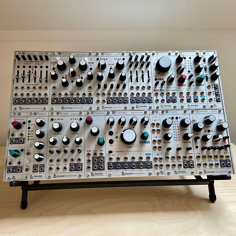 Mutable Instruments 15 Module 168hp System With ALM Case and