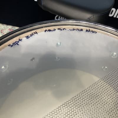 Russ McKinnon's, Tower of Power Remo 13x5.5" Custom Snare Drum 1980's - Purple Stain image 13