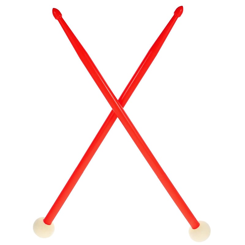 Drumstick Drum Felt Mallet Head Drum Sticks DoubleEnd Drum Reverb