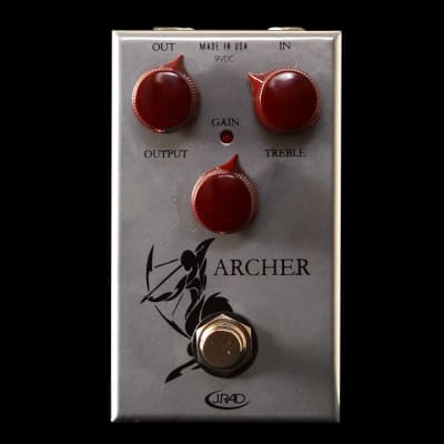 J Rockett Archer Overdrive / Boost Guitar Effects Pedal image 2