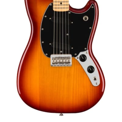 Fender Player Mustang Electric Guitar With Maple Fingerboard Sienna Sunburst image 2