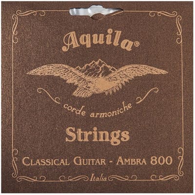 AQUILA 82C Ambra 800 Classical Guitar / Historical Saiten für Konzertgitarre Low Tension for sale