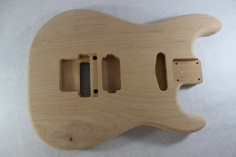 Unfinished Alder Hxs Guitar Body Fits Fender Strat Reverb 0709