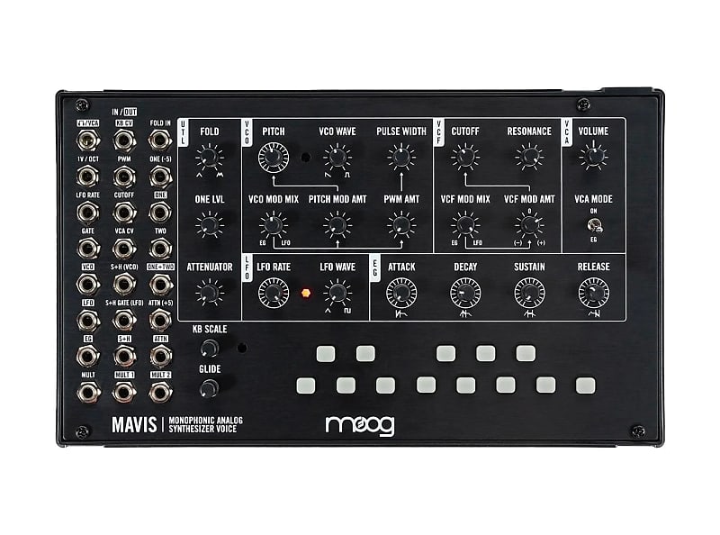 Moog Mavis Semi-modular Analog Synthesizer Kit and Eurorack Module - 44HP image 1
