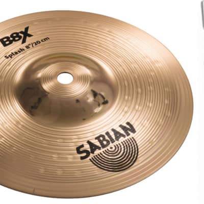 Sabian 40805X B8X 8" Splash Cymbal Bundle Natural - 8" image 4