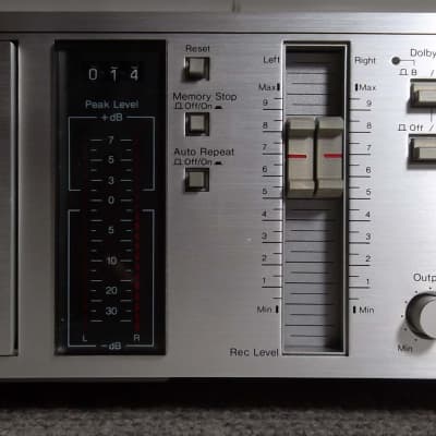 1985 Nakamichi BX-125 Rare Silverface Stereo Cassette Deck New Belts & Complete Serviced Recap Power Suply 06-24-2023 1-Owner in Box Excellent Condition #791 image 4