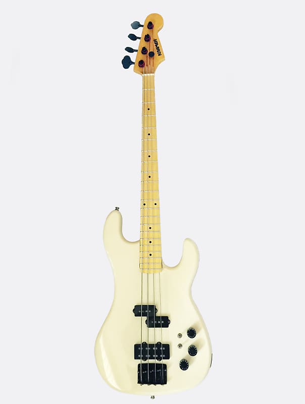 Vintage KRAMER JK-7000 Custom Bass 1988 Made in JAPAN with New AllParts  Maple Neck