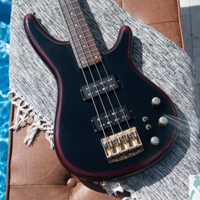Classic 1987 Ibanez RB835 Roadstar II Series Bass - Rare Dark Wine - Made in Japan - Pro Set Up mw Perfect Frets/Action/Intonation! image 13