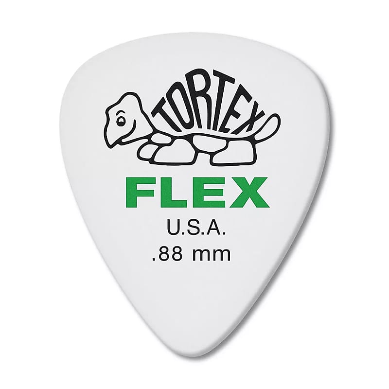 Dunlop 428P88 Tortex Flex Standard Medium Light .88mm Guitar Picks (12-Pack) imagen 1