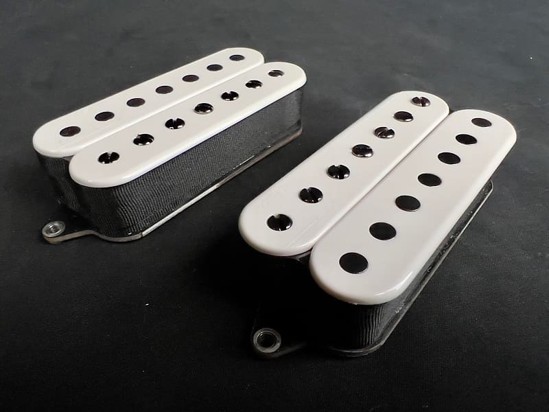 Rare Fishman Fluence Keith Merrow White 7-String Humbucker Set w