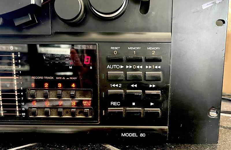 Vintage Fostex Model 80 Reel to Reel 8 Track Multitrack Recorder 1/4 Tape
