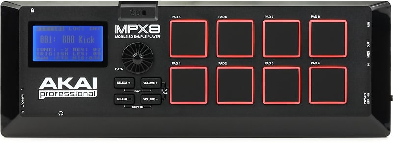AKAI（アカイ）サンプル・プレーヤ『MPX8』 Akai MPX8 SD Sample Player | Reverb