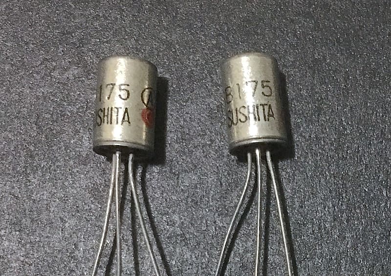 NOS Pair of 2SB175 Germanium Transistors For Fuzz Face Sun Face Guitar  Pedal Tested Low Leakage