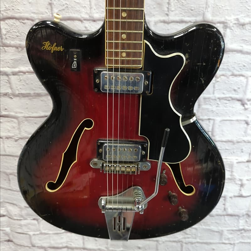 Hofner Vintage 1960s 4600 Verithin Hollow Body Electric Guitar image 1