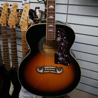 Epiphone 1963 EJ-45 VS Limited Edition Vintage Sunburst | Reverb