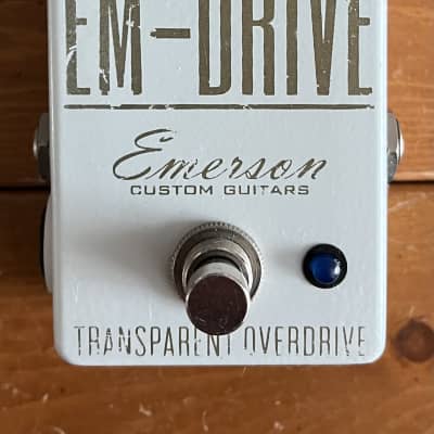 Emerson Pedal - EM Drive - Transparent Overdrive - Distortion - Guitar Bass Instrument - Vintage image 2