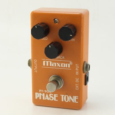 Maxon PT-909 フェイザーエフェクター ヴィンテージ MAXON PT-909 Phase Tone Made in Japan Vintage Phaser Guitar