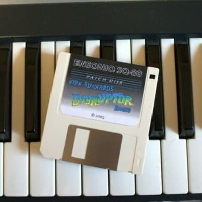 Ensoniq SQ-80 synthesizer patch set "Disruptor Banks!" from Kirk Slinkard