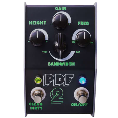 Stone Deaf PDF-2 Parametric Overdrive Guitar Effect Pedal with Adjustable Gain image 3