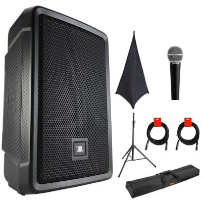  JBL PartyBox 310 Premium High Power Portable Wireless Bluetooth  Audio System Bundle with JBL PMB100 Wired Dynamic Vocal Mic and Cable -  Black : Musical Instruments