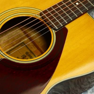 1973 made Vintage Acoustic Guitar Yamaha FG-170 GREEN Label